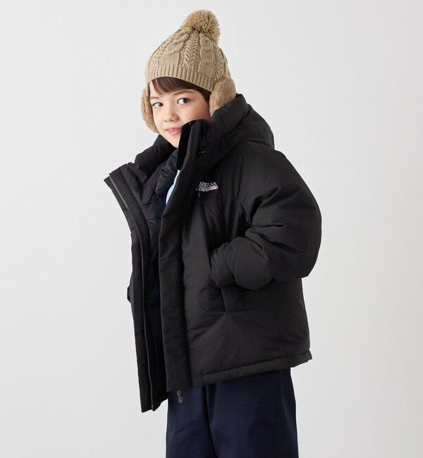 SHIPS any「FIRST DOWN:〈洗濯機可能〉DICROS MAURI ラップ ダウン パーカー<KIDS>」|ダウン|ブラック