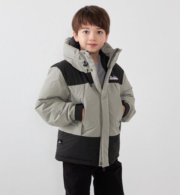 SHIPS any「FIRST DOWN:〈洗濯機可能〉DICROS MAURI ラップ ダウン パーカー<KIDS>」|ダウン|グリーン