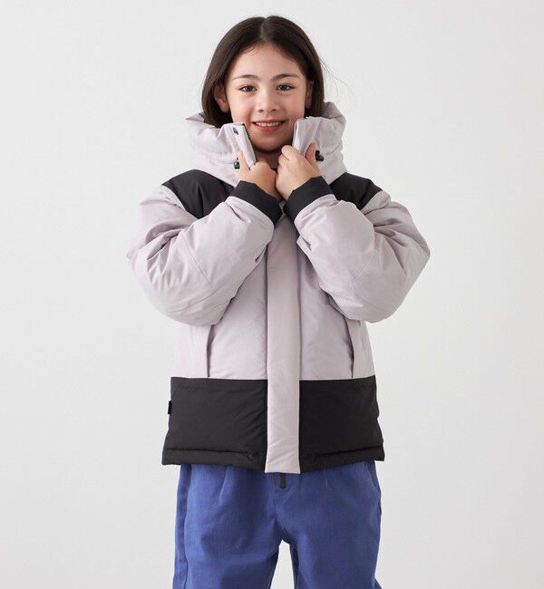 SHIPS any「FIRST DOWN:〈洗濯機可能〉DICROS MAURI ラップ ダウン パーカー<KIDS>」|ダウン|ラベンダー