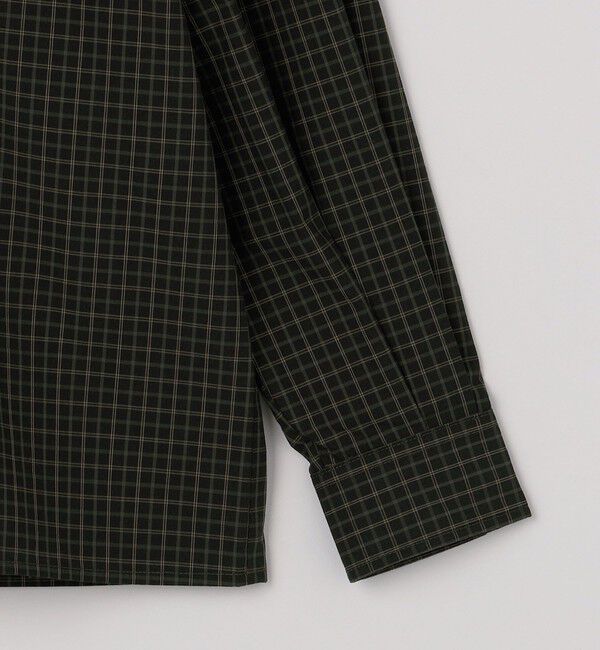 SHIPS any「SHIPS any:〈洗濯機可能〉マイクロ チェック リング スナップボタン コーチ シャツ◆」|シャツ・ブラウス|