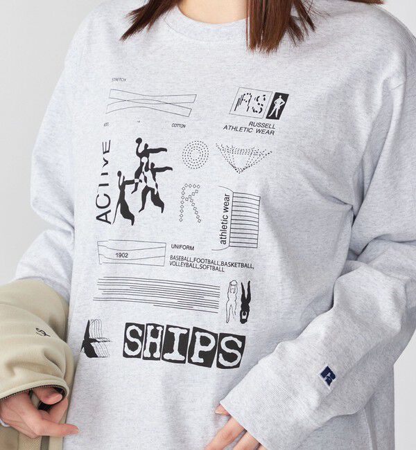 SHIPS「【WEB限定/SHIPS/RUSSELL ATHLETIC別注】 CONVENIENCEYOUNG: LS TEE」|Tシャツ・カットソー|
