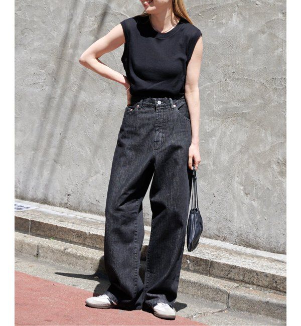 OUTDOOR PRODUCTS Usual Things「追加2 ULTライトデニムハイライズルーズ5PKT」|デニム|