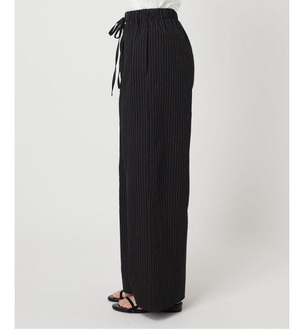 OUTDOOR PRODUCTS Usual Things「ピンストライプ ワイド イージーパンツ セットアップ対応」|スラックス|