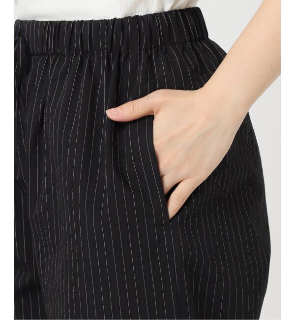 OUTDOOR PRODUCTS Usual Things「ピンストライプ ワイド イージーパンツ セットアップ対応」|スラックス|