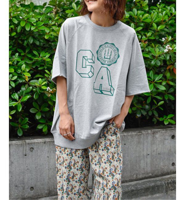 OUTDOOR PRODUCTS Usual Things「≪予約≫SCREEN STARS別注ピグメントハーフスリーブTEE」|Tシャツ・カットソー|グレーC