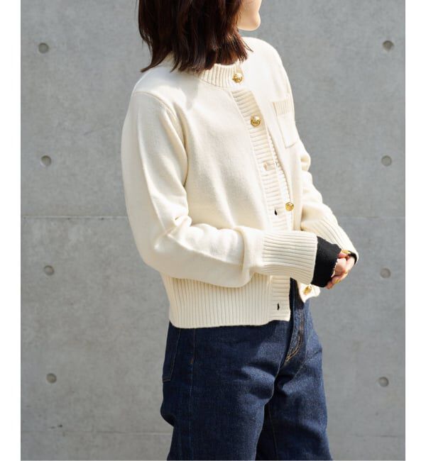 OUTDOOR PRODUCTS Usual Things「ゴールドボタンクルーネックカーディガン」|ニット・セーター|