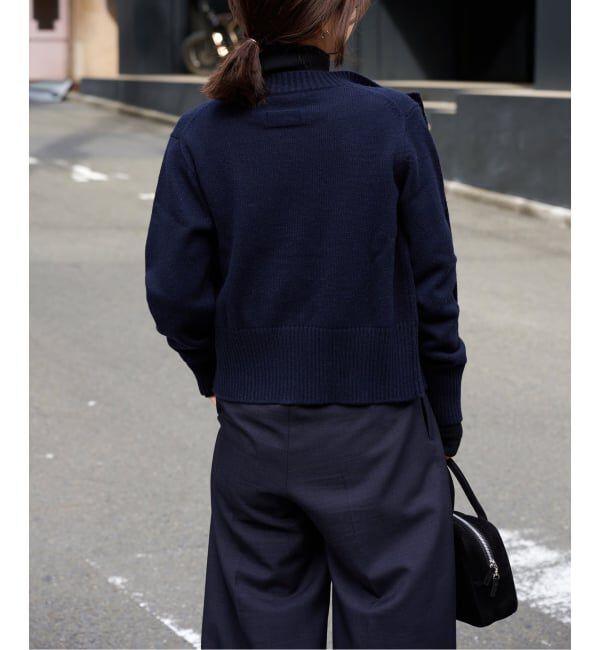 OUTDOOR PRODUCTS Usual Things「ゴールドボタンクルーネックカーディガン」|ニット・セーター|