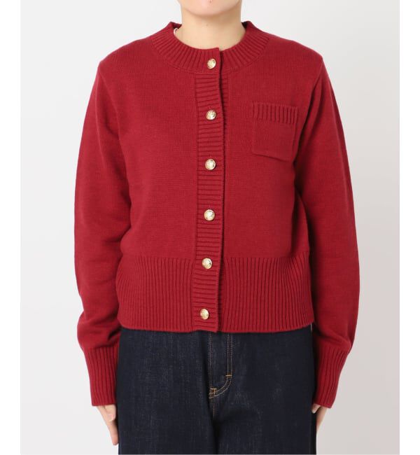 OUTDOOR PRODUCTS Usual Things「ゴールドボタンクルーネックカーディガン」|ニット・セーター|
