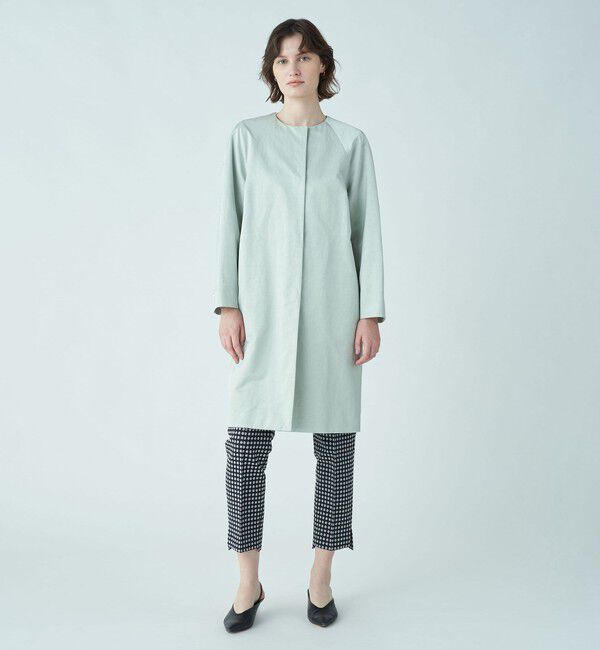 TOMORROWLAND collection「スパークツイル コクーンコート」|ノーカラーコート|