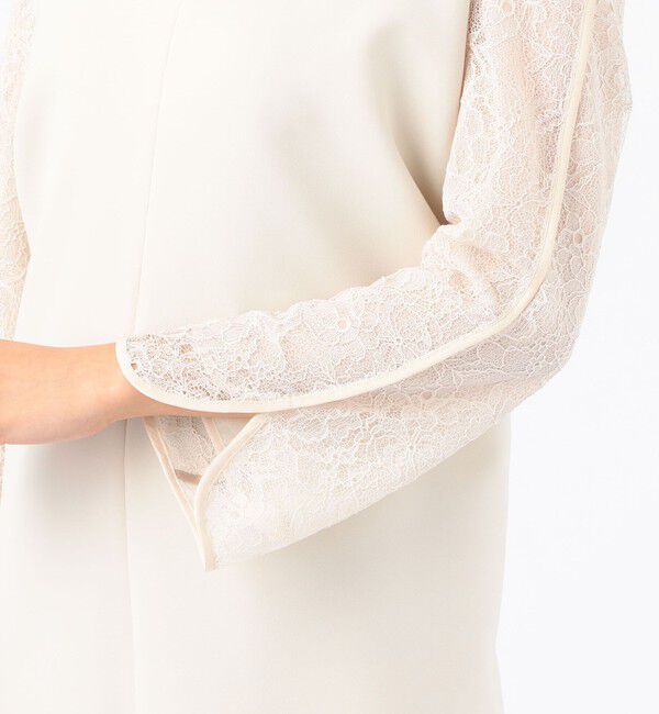 Ballsey「ドライダブルクロス レースコンビワンピース」|ワンピース|