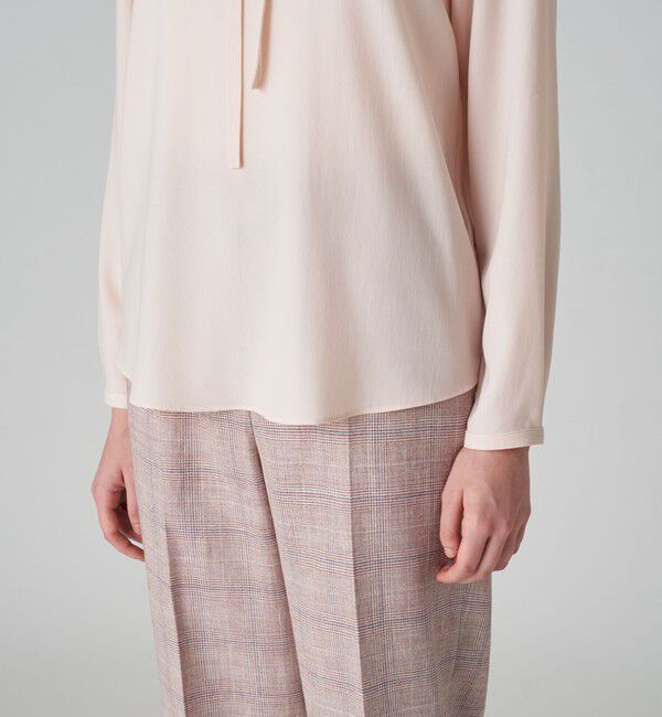 TOMORROWLAND collection「ポリエステルアムンゼン ボウタイブラウス」|シャツ・ブラウス|