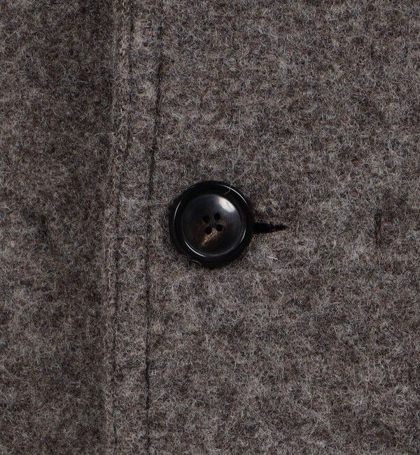 TOMORROWLAND MENS「ローデンニット マックコート」|ステンカラーコート|