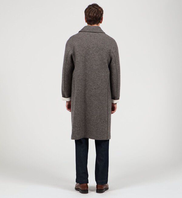 TOMORROWLAND MENS「ローデンニット マックコート」|ステンカラーコート|