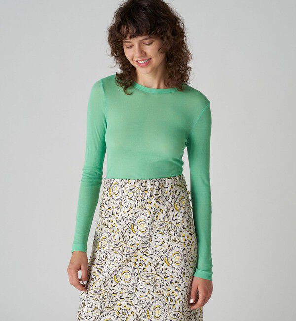 MACPHEE「【一部WEB先行予約】シアージャージー クルーネックプルオーバー」|Tシャツ・カットソー|