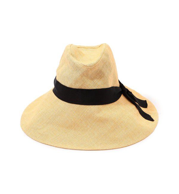 TOMORROWLAND GOODS「KIJIMA TAKAYUKI PAPER CLOTH トリミングハット」|ストローハット|43 ベージュ