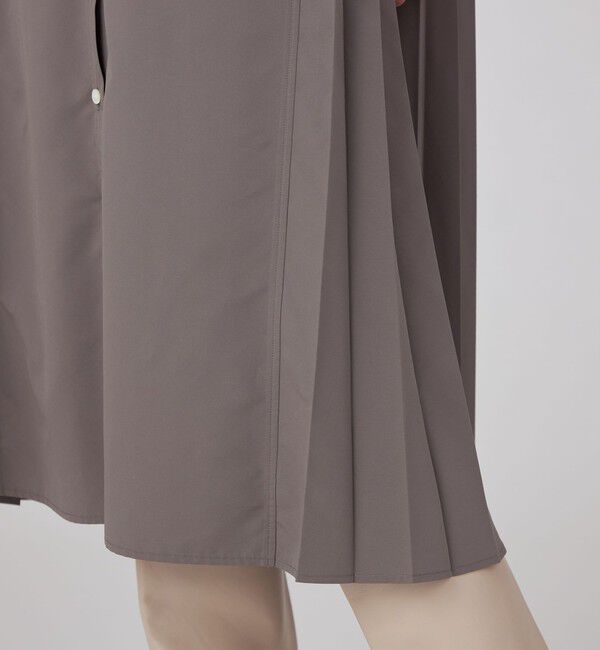 Ballsey「スパンブロード バックプリーツシャツワンピース」|ワンピース|