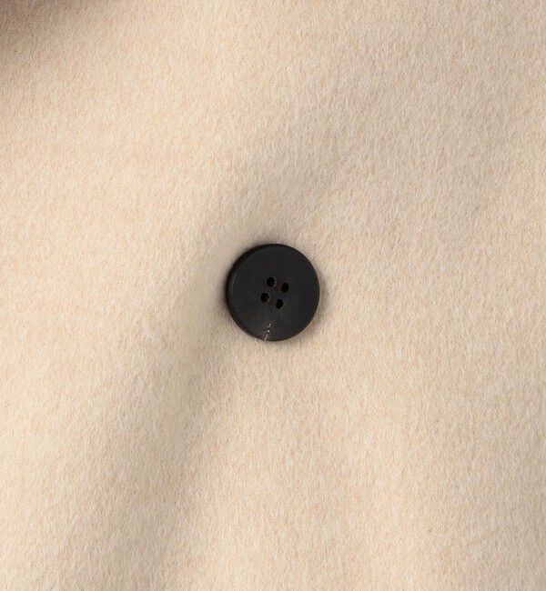 GALERIE VIE「ウールダブルフェイス カラーレス ショートトレンチコート」|ノーカラーコート|