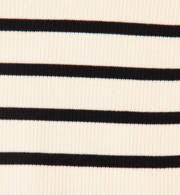 GALERIE VIE「ギザコットンリブ ボートネックプルオーバー」|ニット・セーター|