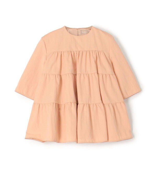 Ballsey「ハイカウントギャバジン ティアードブラウス」|シャツ・ブラウス|43 ベージュ