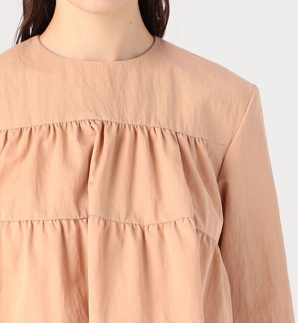 Ballsey「ハイカウントギャバジン ティアードブラウス」|シャツ・ブラウス|