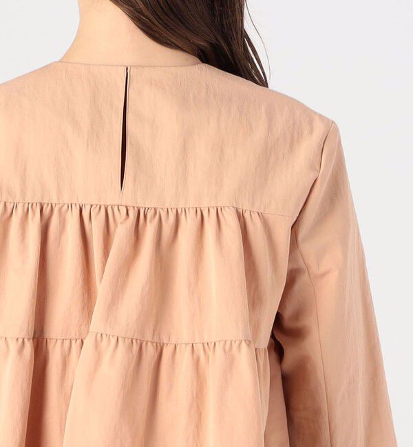 Ballsey「ハイカウントギャバジン ティアードブラウス」|シャツ・ブラウス|