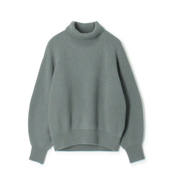 Ballsey「Cashmere Collection ハイネックプルオーバー」|ニット・セーター|55 グリーン