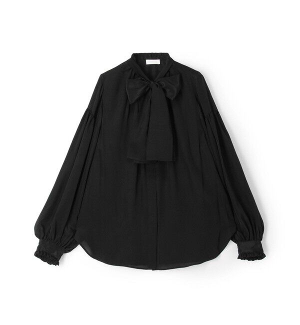 Ballsey「Cherie ボウタイブラウス」|シャツ・ブラウス|19 ブラック
