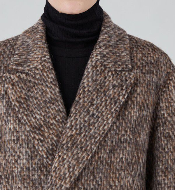MACPHEE「モヘヤミックスシャギー ダブルブレストジャケット」|テーラードジャケット|