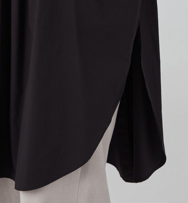 TOMORROWLAND collection「ブラックコンビネーション ロングブラウス」|シャツ・ブラウス|