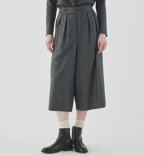 GALERIE VIE「グリジオコットーネ クロップドワイドパンツ」|その他|