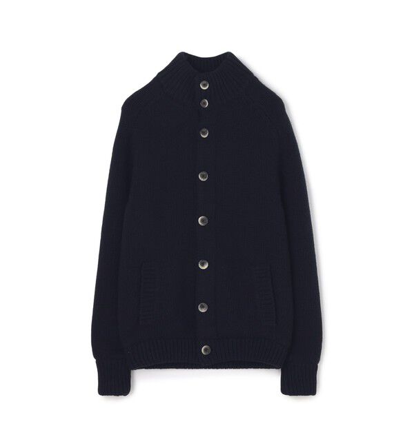TOMORROWLAND BUYING WEAR「HERNO スタンドカラー ニットブルゾン」|ブルゾン・スタジャン|69 ネイビー