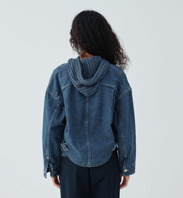 GALERIE VIE「ビンテージブルーデニム コクーンブルゾン」|デニムジャケット|