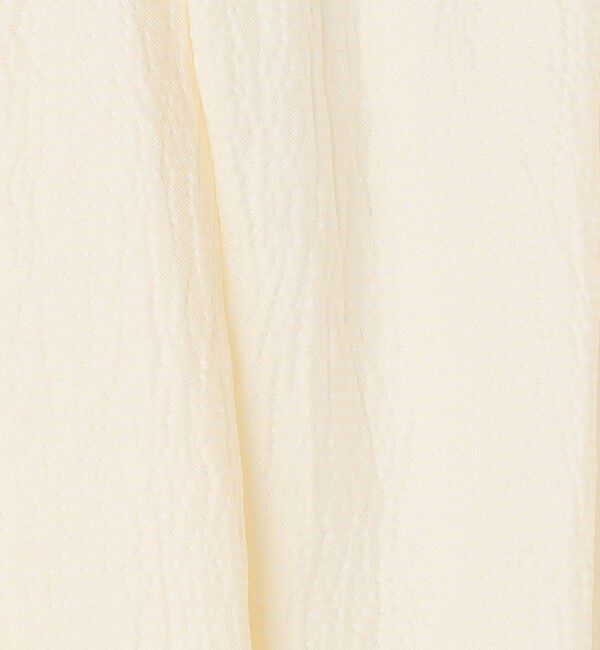 MACPHEE「【WEB限定】クレープサテン ギャザーロングスカート」|フレア|