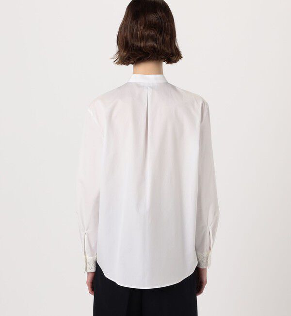 TOMORROWLAND collection「ケミカルリーフ ボザムレースブラウス」|シャツ・ブラウス|