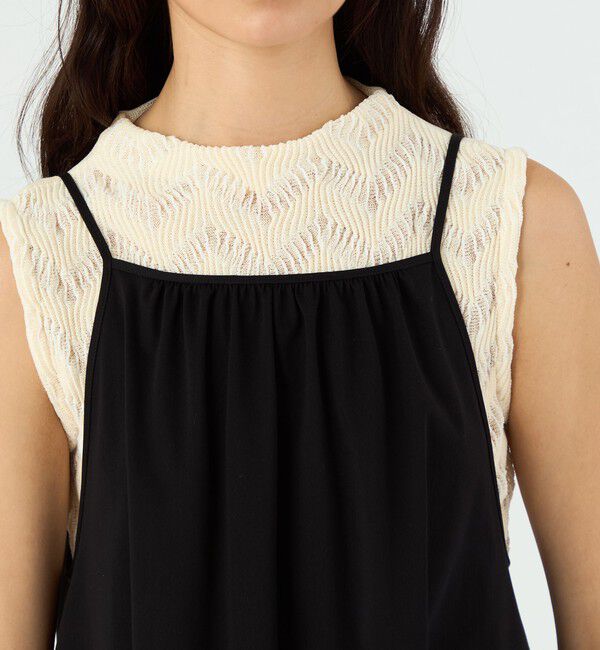 MACPHEE「トリコットジャージ キャミソールワンピース」|ワンピース|