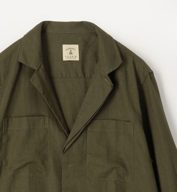 TOMORROWLAND MENS「【別注】GUY ROVER リネンレーヨン サファリシャツ」|シャツ・ブラウス|