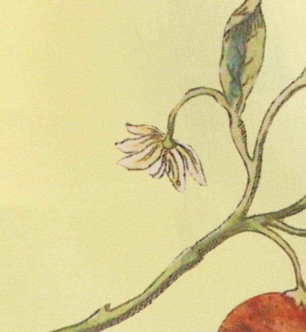 CABaN「シルク Green Showerプリント フレアスカート」|スカート|