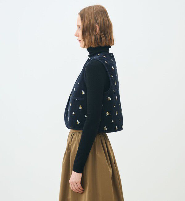 TOMORROWLAND collection「フルーロンベル リバーシブルジレ」|ベスト・ジレ|