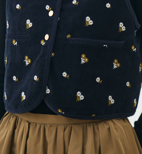 TOMORROWLAND collection「フルーロンベル リバーシブルジレ」|ベスト・ジレ|