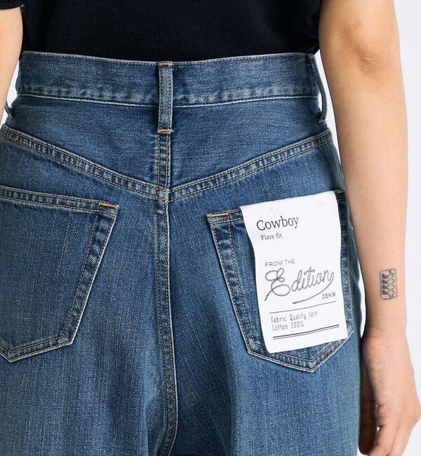 Edition「エッセンシャルデニム フレアパンツ」|デニム|