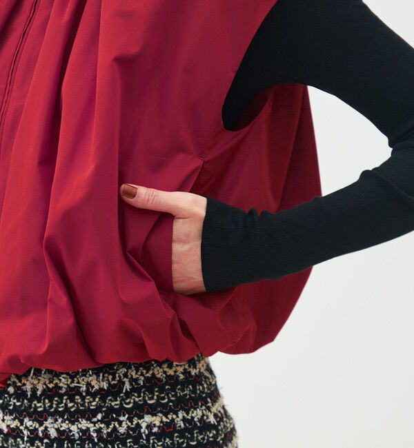 TOMORROWLAND collection「ポリエステルシルクタフタ バルーンジレ」|ベスト・ジレ|