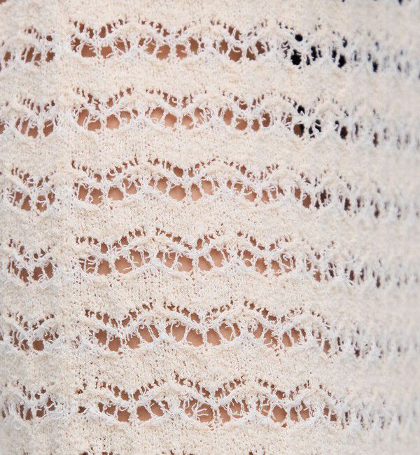 BACCA「パイルレース ノースリーブロングドレス」|ワンピース|