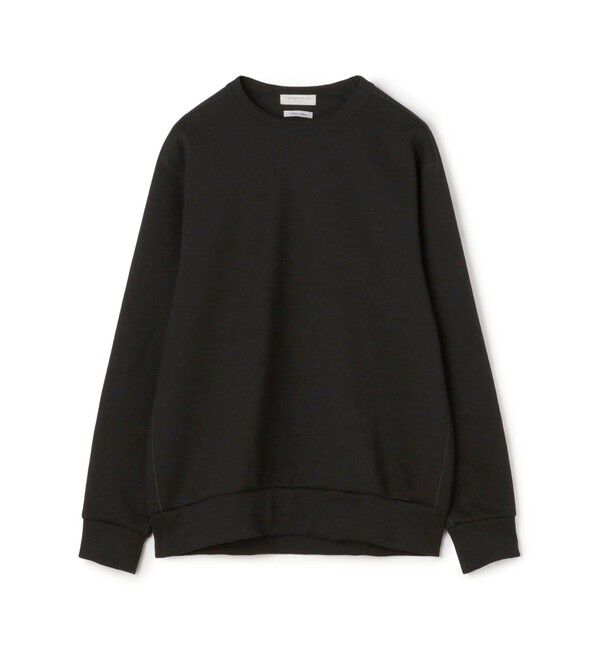 TOMORROWLAND MENS「スビンコットン ダンボール クルーネックスウェット」|スウェット・ジャージ|19 ブラック