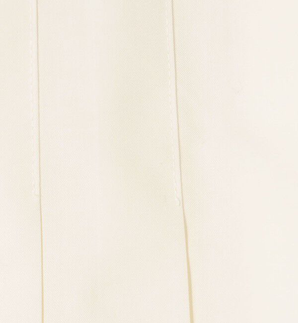 DES PRES「スビンコットンツイル プリーツスカート」|フレア|