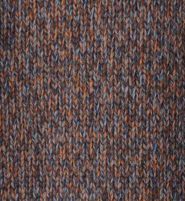 BACCA「ウールナイロンメランジ ジップアッププルオーバー」|ニット・セーター|