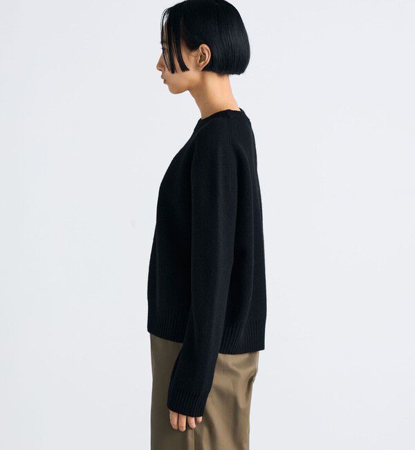 Edition「フェルテッドウール クルーネックニット」|ニット・セーター|
