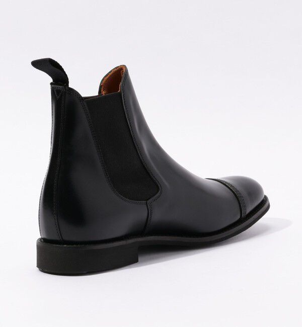 TOMORROWLAND GOODS「SANDERS ポリッシュドレザー チェルシーブーツ」|ショートブーツ|