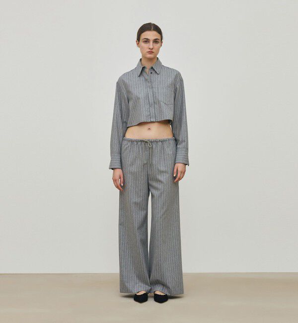 DES PRES「ウールポプリンメルトン ドロストパンツ」|その他|