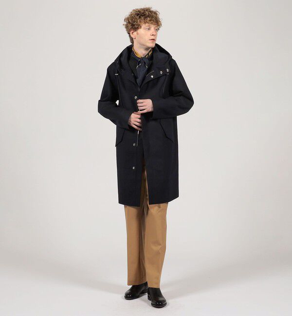 TOMORROWLAND MENS「【別注】MACKINTOSH GRANISH ウールボンディング フーデッドコート」|ミリタリー・モッズコート|