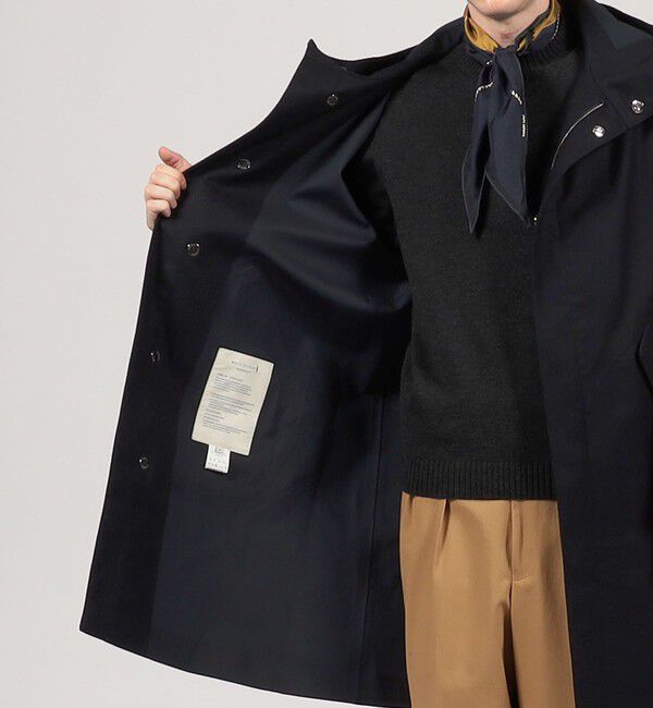 TOMORROWLAND MENS「【別注】MACKINTOSH GRANISH ウールボンディング フーデッドコート」|ミリタリー・モッズコート|